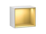 Villeroy und Boch Finion Regalmodul F590HFMT 41,8x35,6x27cm, Ladestation, Regal Gold Matt, White matt lacquer