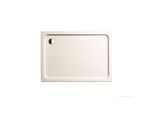 Kaldewei Duschplan xxl Duschwanne 432748043231 100x140x6,5cm, mit Träger, Perl-Effekt, pergamon