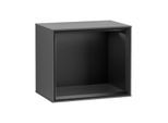 Villeroy und Boch Finion Regalmodul F580PDGK 41,8x35,6x27cm, Regal Black Matt, Anthracite matt