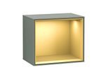 Villeroy und Boch Finion Regalmodul F580HFGM 41,8x35,6x27cm, Regal Gold Matt, Olive Matt Lacquer