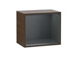 Villeroy und Boch Finion Regalmodul F590HGGN 41,8x35,6x27cm, Ladestation, Regal Midnight Blue, Walnut veneer