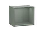 Villeroy und Boch Finion Regalmodul F590GMGM 41,8x35,6x27cm, Ladestation, Regal Olive Matt, Olive Matt Lacquer