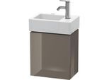 Duravit L-Cube Waschtisch-Unterschrank LC6293L8989 36,4x24,1x40cm, wandhängend, Tür links, flannel grey hochglanz