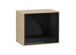 Villeroy und Boch Finion Regalmodul G590PHPC 41,8x35,6cm, Ladestation, Emotion, Regal Glossy Black, Oak Veneer