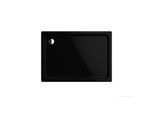 Kaldewei Duschplan xxl Duschwanne 432748040701 100x140x6,5cm, mit Träger, schwarz