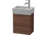 Duravit L-Cube Waschtisch-Unterschrank LC6293R2121 36,4x24,1x40cm, wandhängend, Tür rechts, nussbaum dunkel