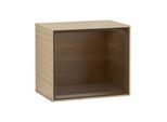 Villeroy und Boch Finion Regalmodul F590GNPC 41,8x35,6x27cm, Ladestation, Regal Walnut Veneer, Oak Veneer