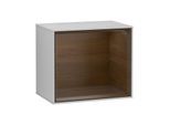 Villeroy und Boch Finion Regalmodul F590GNGJ 41,8x35,6x27cm, Ladestation, Regal Walnut Veneer, Light grey matt