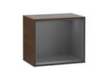 Villeroy und Boch Finion Regalmodul G590GKGN 41,8x35,6cm, Ladestation, Emotion, Regal Antracite Matt, Walnut veneer
