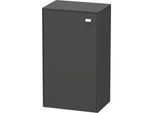 Duravit Brioso Halbhochschrank Individual 61-91cm BR1340L1049, Graphit Matt, Tür links, Griff Chrom