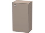 Duravit Brioso Halbhochschrank Individual 61-91cm BR1340R1043, Basalt Matt, Tür rechts, Griff Chrom