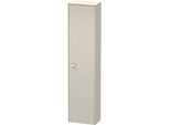 Duravit Brioso Hochschrank BR1320R1091 420x1770x240mm, Taupe, Tür rechts, Griff Chrom
