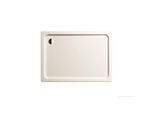 Kaldewei Duschplan xxl Duschwanne 432735040231 100x140x6,5cm, mit Träger, Vollantislip, pergamon