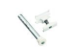 Purmo Anschluss-Set AZ13DZ952223300 verkehrsweiß RAL 9016, 4er, mit Bohrkonsole