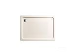 Kaldewei Duschplan xxl Duschwanne 432735000231 100x140x6,5cm, mit Träger, Antislip, pergamon