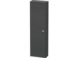 Duravit Brioso Hochschrank BR1321L1049 520x1770x240mm, Graphit Matt, Tür l., Griff Chrom