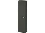 Duravit Brioso Hochschrank BR1320L1049 420x1770x240mm, Graphit Matt, Tür l., Griff Chrom