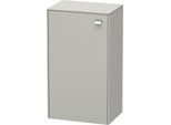 Duravit Brioso Halbhochschrank Individual 61-91cm BR1340L1007 Betongrau Matt, Tür links, Griff Chrom