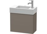 Duravit L-Cube Waschtisch-Unterschrank LC6246R9090 48x24x40cm, wandhängend, Tür rechts, flannel grey seidenmatt