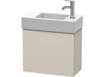 Duravit L-Cube Waschtisch-Unterschrank LC6246R9191 48x24x40cm, wandhängend, Tür rechts, taupe matt