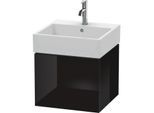 Duravit L-Cube Waschtisch-Unterschrank LC617404040 48,4 x 45,9 cm, schwarz hochglanz, 1 Auszug, wandhängend
