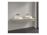 Villeroy und Boch Antao Waschtisch-Unterschrank L17013HK 160x19x50cm, Waschbeckenplattenfarbe botticino, stone grey matt lacquer, Mit Beleuchtung