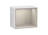 Villeroy und Boch Finion Regalmodul F590HHMT 41,8x35,6x27cm, Ladestation, Regal Sand Matt, White matt lacquer