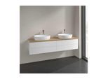 Villeroy und Boch Antao Waschtisch-Unterschrank K28011MT 160x36x50cm, Waschbeckenplattenfarbe honey oak, white matt lacquer