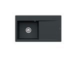 Villeroy und Boch Subway Style 50 Spüle 335200S5 Spülbecken links, 900 x 510 mm, ebony