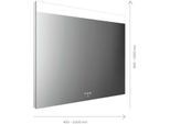 Emco Mi 250+ LED-Lichtspiegel 107120006000300 1200 x 600 mm, mit durchgehendem breitem Lichtausschnitt oben