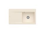 Villeroy und Boch Subway Style 50 Einbauspüle 335100FU Spülbecken rechts, 900 x 510 mm, ivory CeramicPlus