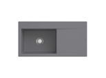 Villeroy und Boch Subway Style 60 Einbauspüle 336201SL Becken links, Ablaufgarnitur mit Handbetätigung, 1000 x 510 mm, Stone