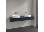 Villeroy und Boch Antao Waschtisch-Unterschrank K17110HG 160x19x50cm, Waschbeckenplattenfarbe Lack, midnight blue matt lacquer