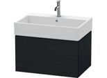 Duravit L-Cube Waschtisch-Unterschrank LC617601616 68,4 x 45,9 cm, Eiche schwarz, 1 Auszug, wandhängend