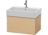 Duravit L-Cube Waschtisch-Unterschrank LC617603030 68,4 x 45,9 cm, Eiche natur, 1 Auszug, wandhängend