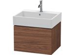 Duravit L-Cube Waschtisch-Unterschrank LC617502121 58,4x 45,9 cm, nussbaum dunkel, 1 Auszug, wandhängend