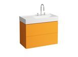 LAUFEN Kartell Waschtisch-Unterschrank H4076080336431 88x60x45cm, 2 Schubladen, ockerbraun