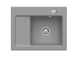 Villeroy und Boch Subway 45 Compact Einbauspüle 331302SL rechts, mit Ablaufgarnitur, Excenterbetätigung, 650 x 510 mm, stone CeramicPlus