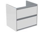Ideal Standard Connect Air Waschtischunterschrank E1605KN, weiss glänzend/hellgrau matt, Cube