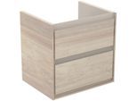 Ideal Standard Connect Air Waschtischunterschrank E1606UK 2 Auszüge, 530x517x409mm, Pinie hell Dekor/braun matt