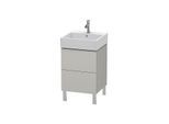 Duravit L-Cube Waschtisch-Unterschrank LC677400707 48,4 x 45,9 cm, betongrau matt, 2 Auszüge, stehend