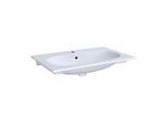 Geberit Acanto Slim Möbelwaschtisch 500641012 weiss, mit Überlauf, 75 x 48 cm