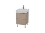 Duravit L-Cube Waschtisch-Unterschrank LC677407575 48,4 x 45,9 cm, leinen, 2 Auszüge, stehend