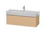 Duravit L-Cube Waschtisch-Unterschrank LC617903030 118,4x 45,9 cm, Eiche natur, 1 Auszug, wandhängend