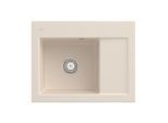 Villeroy und Boch Subway 45 Compact Einbauspüle 331200FU Einbauspüle links, 650 x 510 mm, ivory CeramicPlus