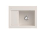 Villeroy und Boch Subway 45 Compact Einbauspüle 331300KR Einbauspüle rechts, 650 x 510 mm, crema CeramicPlus