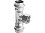 Viega Temponox T-Stück 810900 28 x Rp 1/2 x 28 mm, Stahl, nicht rostend, Rp-Gewinde, SC-Contur