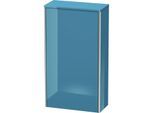 Duravit XSquare Halbhochschrank XS1303L4747 50x88x23,6cm, Tür links, Stone Blue hochglanz
