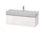 Duravit L-Cube Waschtisch-Unterschrank LC617902222 118,4x 45,9 cm, weiß hochglanz, 1 Auszug, wandhängend