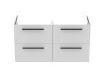 Ideal Standard i.life B Möbeldoppelwaschtisch-Unterschrank T5278DU 120x50,5x63cm, 4 Auszüge, weiß matt
